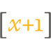 X Plus One logo
